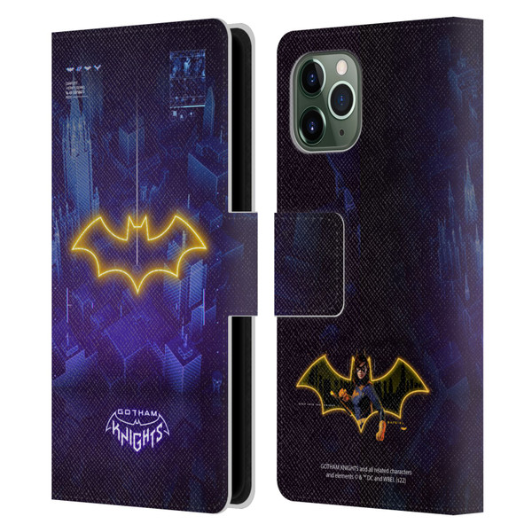 Gotham Knights Character Art Batgirl Leather Book Wallet Case Cover For Apple iPhone 11 Pro