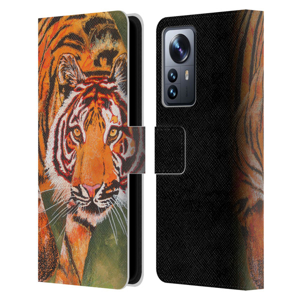 Graeme Stevenson Assorted Designs Tiger 1 Leather Book Wallet Case Cover For Xiaomi 12 Pro
