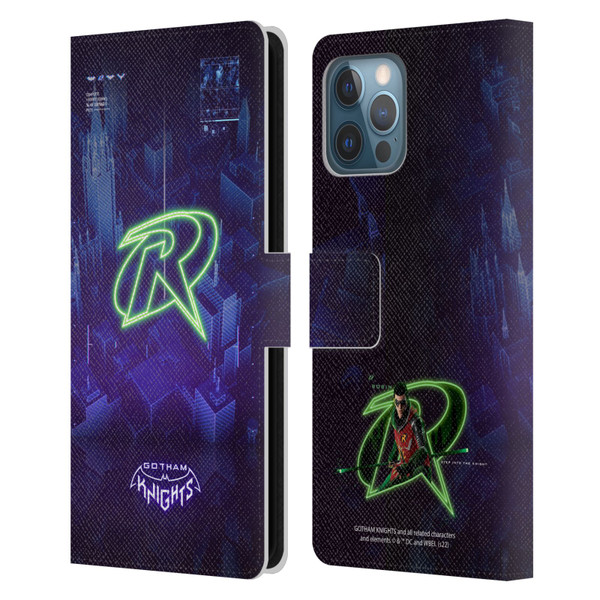 Gotham Knights Character Art Robin Leather Book Wallet Case Cover For Apple iPhone 12 Pro Max