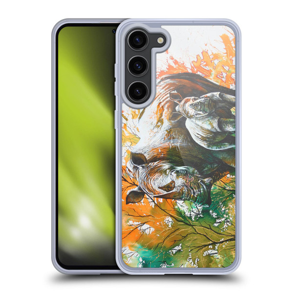 Graeme Stevenson Assorted Designs Rhino Soft Gel Case for Samsung Galaxy S23+ 5G