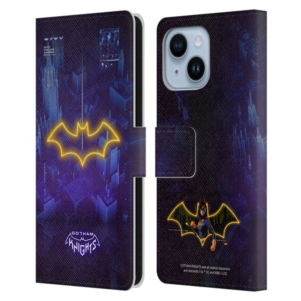 Gotham Knights Character Art Batgirl Leather Book Wallet Case Cover For Apple iPhone 14 Plus