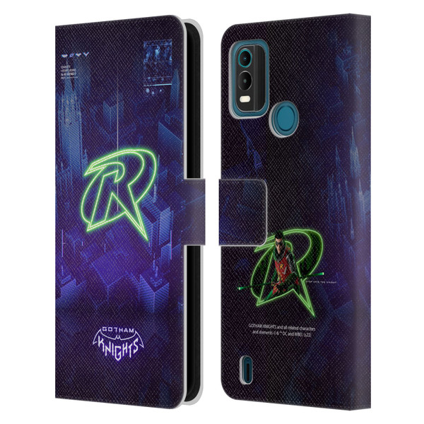 Gotham Knights Character Art Robin Leather Book Wallet Case Cover For Nokia G11 Plus