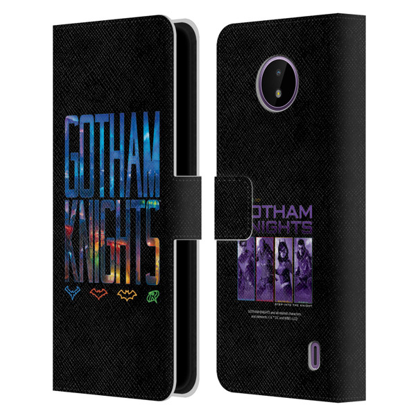 Gotham Knights Character Art Logo Leather Book Wallet Case Cover For Nokia C10 / C20