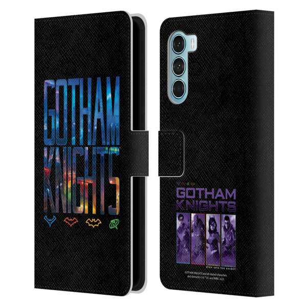 Gotham Knights Character Art Logo Leather Book Wallet Case Cover For Motorola Edge S30 / Moto G200 5G