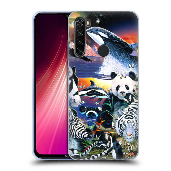 Graeme Stevenson Assorted Designs Animals Soft Gel Case for Xiaomi Redmi Note 8T