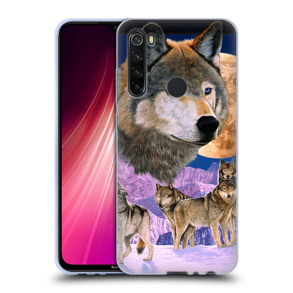 Graeme Stevenson Assorted Designs Wolves Soft Gel Case for Xiaomi Redmi Note 8T