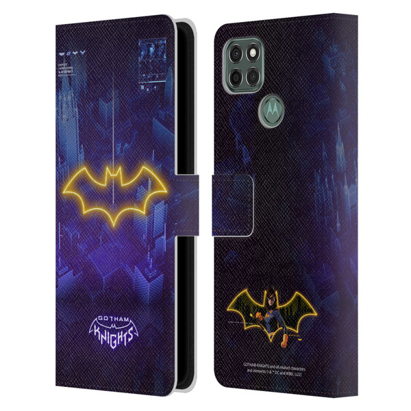 Gotham Knights Character Art Batgirl Leather Book Wallet Case Cover For Motorola Moto G9 Power