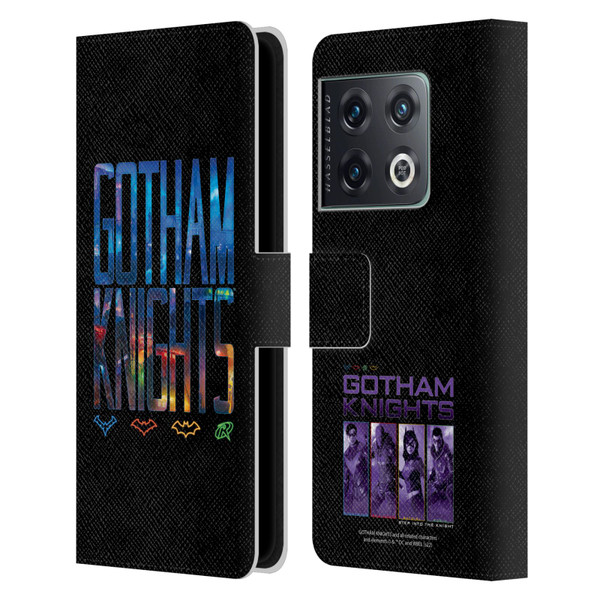 Gotham Knights Character Art Logo Leather Book Wallet Case Cover For OnePlus 10 Pro