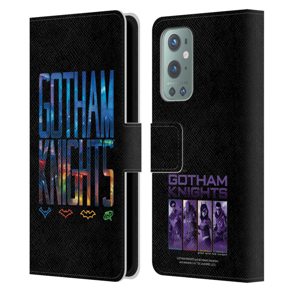 Gotham Knights Character Art Logo Leather Book Wallet Case Cover For OnePlus 9