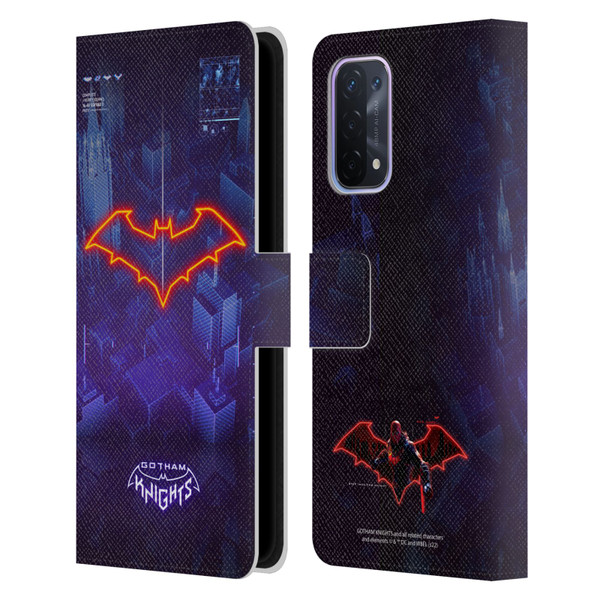 Gotham Knights Character Art Red Hood Leather Book Wallet Case Cover For OPPO A54 5G