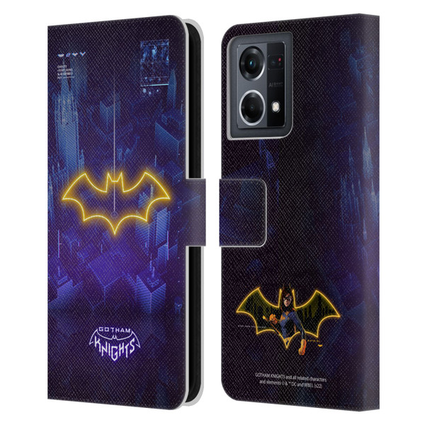 Gotham Knights Character Art Batgirl Leather Book Wallet Case Cover For OPPO Reno8 4G