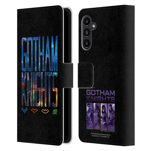 Gotham Knights Character Art Logo Leather Book Wallet Case Cover For Samsung Galaxy A13 5G (2021)