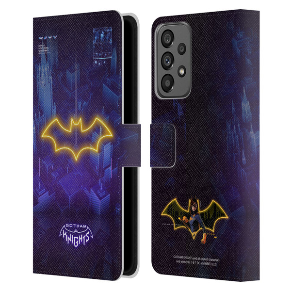 Gotham Knights Character Art Batgirl Leather Book Wallet Case Cover For Samsung Galaxy A73 5G (2022)