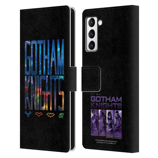 Gotham Knights Character Art Logo Leather Book Wallet Case Cover For Samsung Galaxy S21+ 5G