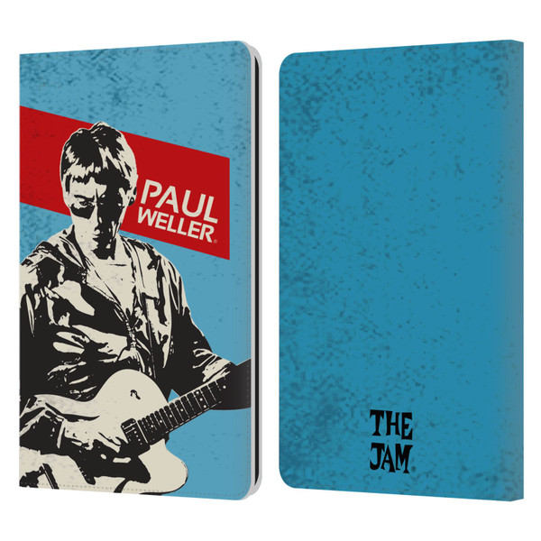 The Jam Key Art Paul Weller Leather Book Wallet Case Cover For Amazon Kindle Paperwhite 1 / 2 / 3