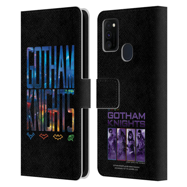 Gotham Knights Character Art Logo Leather Book Wallet Case Cover For Samsung Galaxy M30s (2019)/M21 (2020)