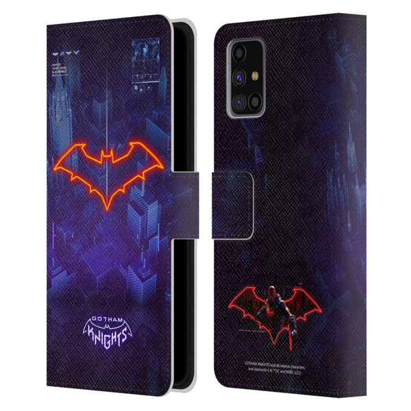 Gotham Knights Character Art Red Hood Leather Book Wallet Case Cover For Samsung Galaxy M31s (2020)