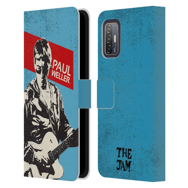 The Jam Key Art Paul Weller Leather Book Wallet Case Cover For HTC Desire 21 Pro 5G