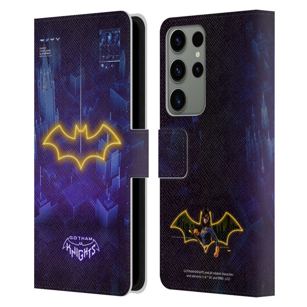 Gotham Knights Character Art Batgirl Leather Book Wallet Case Cover For Samsung Galaxy S23 Ultra 5G