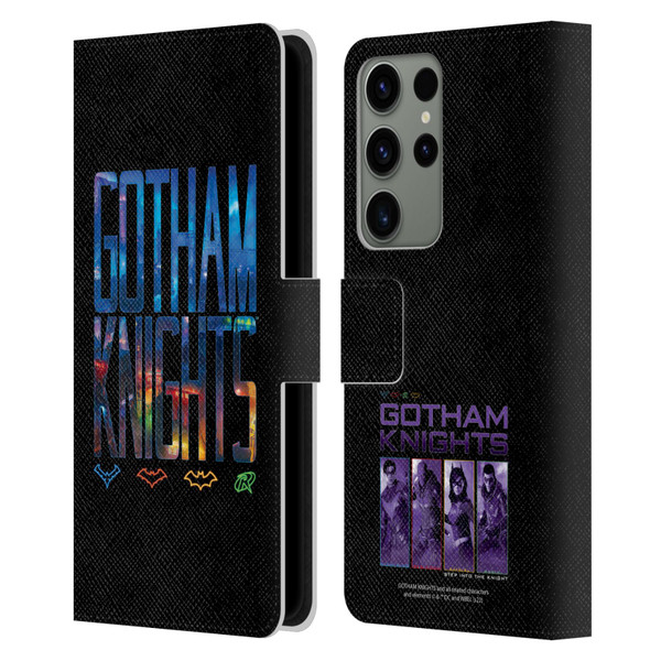 Gotham Knights Character Art Logo Leather Book Wallet Case Cover For Samsung Galaxy S23 Ultra 5G