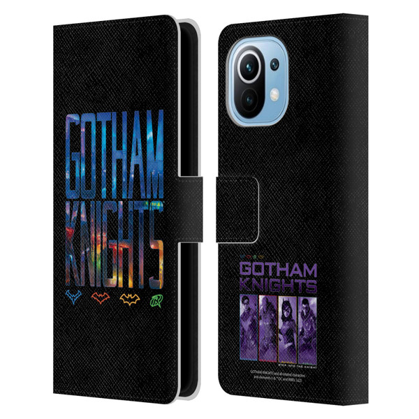 Gotham Knights Character Art Logo Leather Book Wallet Case Cover For Xiaomi Mi 11