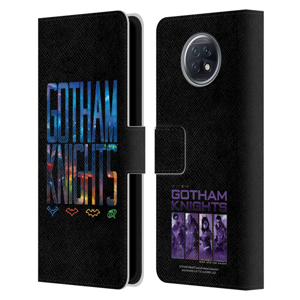 Gotham Knights Character Art Logo Leather Book Wallet Case Cover For Xiaomi Redmi Note 9T 5G