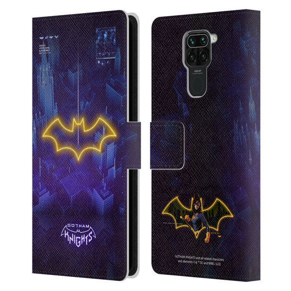 Gotham Knights Character Art Batgirl Leather Book Wallet Case Cover For Xiaomi Redmi Note 9 / Redmi 10X 4G