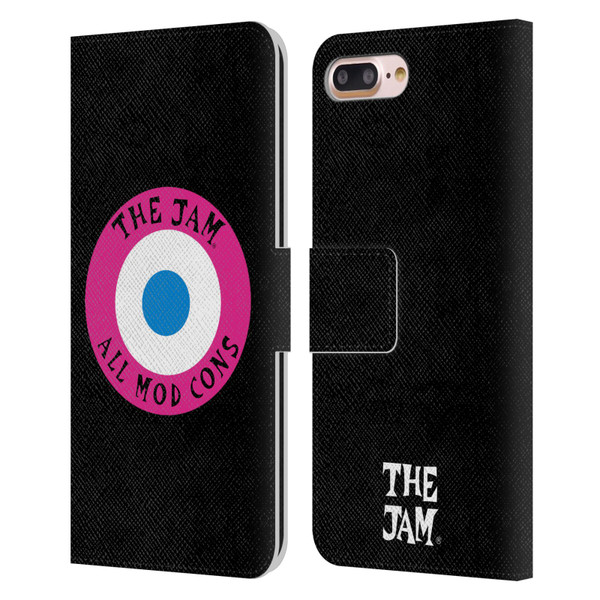 The Jam Key Art All Mod Cons Leather Book Wallet Case Cover For Apple iPhone 7 Plus / iPhone 8 Plus