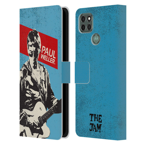 The Jam Key Art Paul Weller Leather Book Wallet Case Cover For Motorola Moto G9 Power