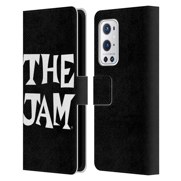 The Jam Key Art Black White Logo Leather Book Wallet Case Cover For OnePlus 9 Pro