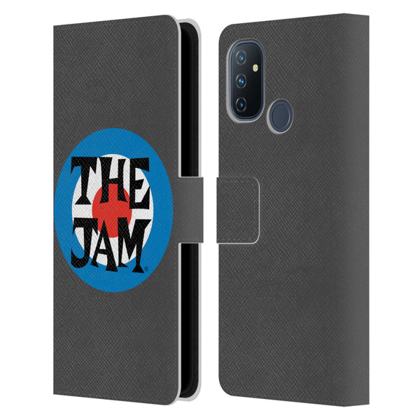 The Jam Key Art Target Logo Leather Book Wallet Case Cover For OnePlus Nord N100