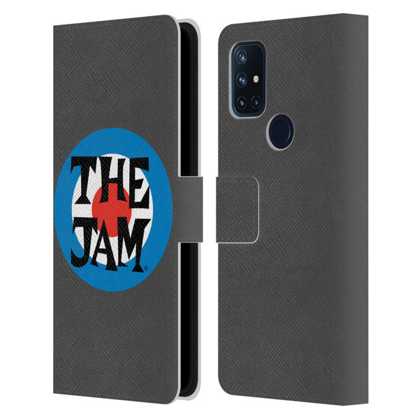 The Jam Key Art Target Logo Leather Book Wallet Case Cover For OnePlus Nord N10 5G