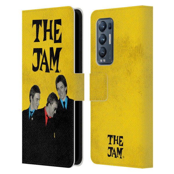 The Jam Key Art In The City Retro Leather Book Wallet Case Cover For OPPO Find X3 Neo / Reno5 Pro+ 5G