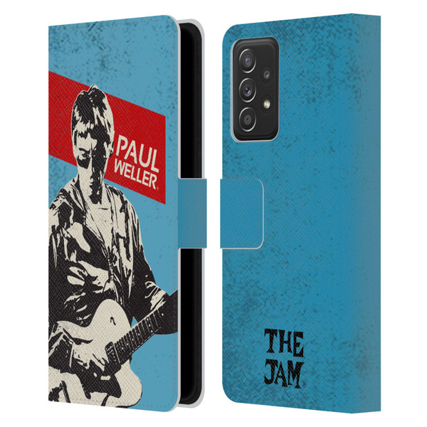 The Jam Key Art Paul Weller Leather Book Wallet Case Cover For Samsung Galaxy A52 / A52s / 5G (2021)