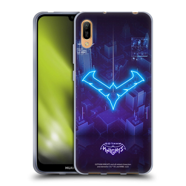 Gotham Knights Character Art Nightwing Soft Gel Case for Huawei Y6 Pro (2019)