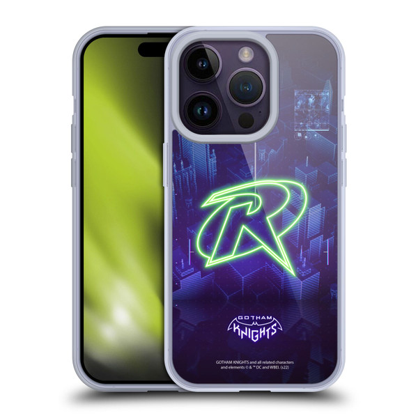 Gotham Knights Character Art Robin Soft Gel Case for Apple iPhone 14 Pro