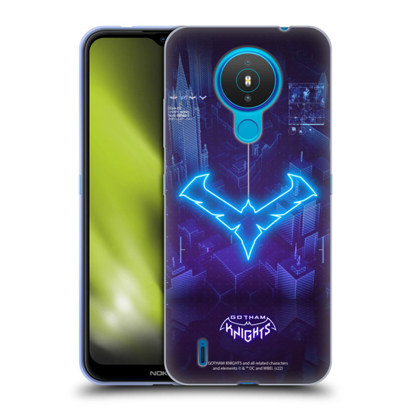 Gotham Knights Character Art Nightwing Soft Gel Case for Nokia 1.4