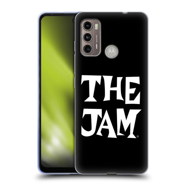 The Jam Key Art Black White Logo Soft Gel Case for Motorola Moto G60 / Moto G40 Fusion