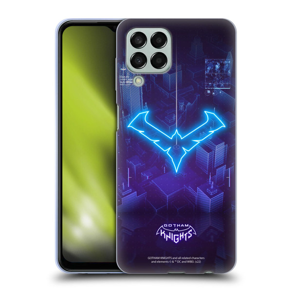 Gotham Knights Character Art Nightwing Soft Gel Case for Samsung Galaxy M33 (2022)