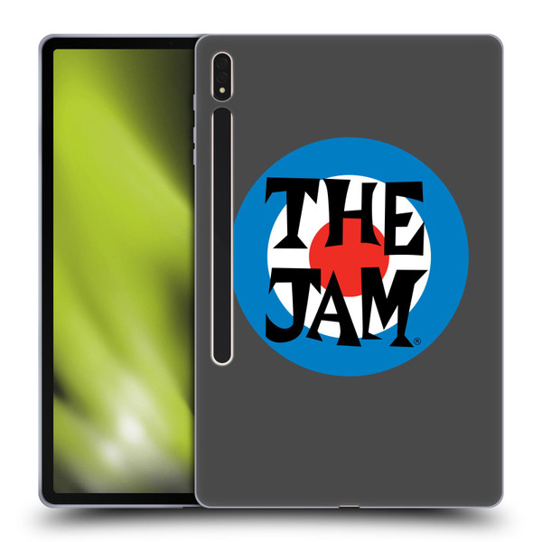 The Jam Key Art Target Logo Soft Gel Case for Samsung Galaxy Tab S8 Plus