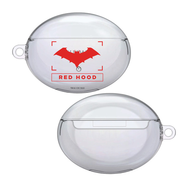 Gotham Knights Icons Red Hood Clear Hard Crystal Cover Case for Huawei Freebuds 4