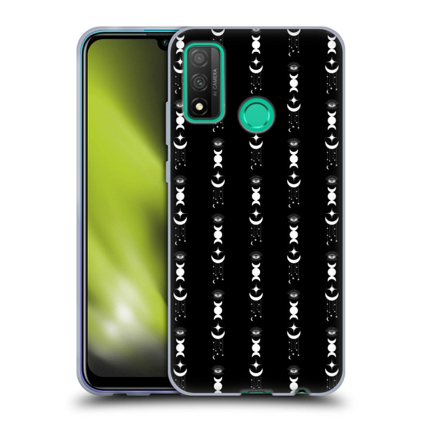 Haroulita Celestial Black And White Moon Soft Gel Case for Huawei P Smart (2020)