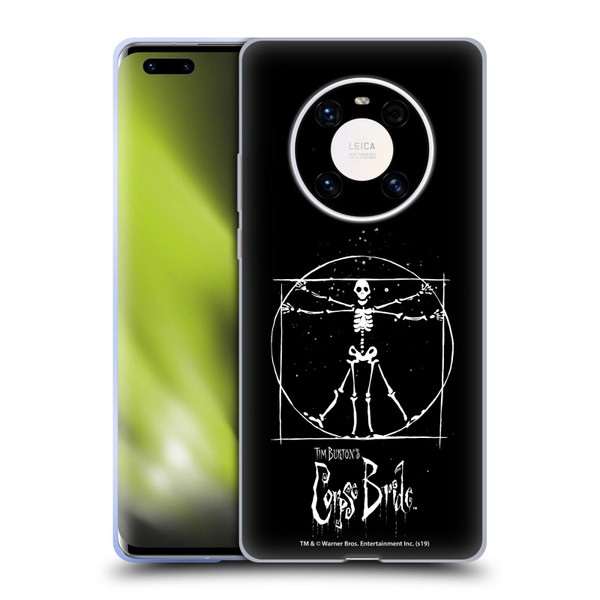 Corpse Bride Key Art Vitruvian Skeleton Soft Gel Case for Huawei Mate 40 Pro 5G