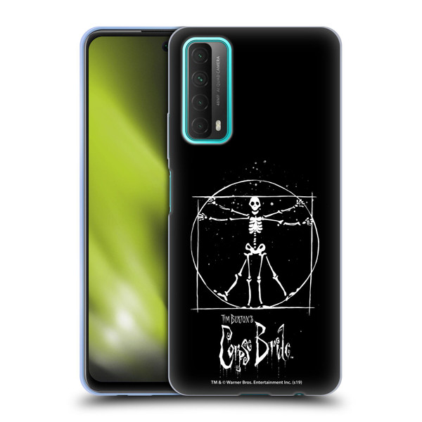 Corpse Bride Key Art Vitruvian Skeleton Soft Gel Case for Huawei P Smart (2021)