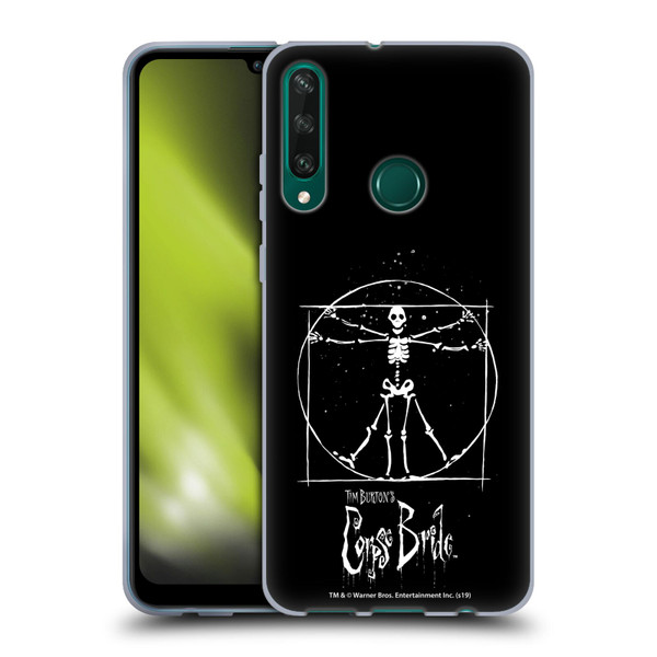 Corpse Bride Key Art Vitruvian Skeleton Soft Gel Case for Huawei Y6p
