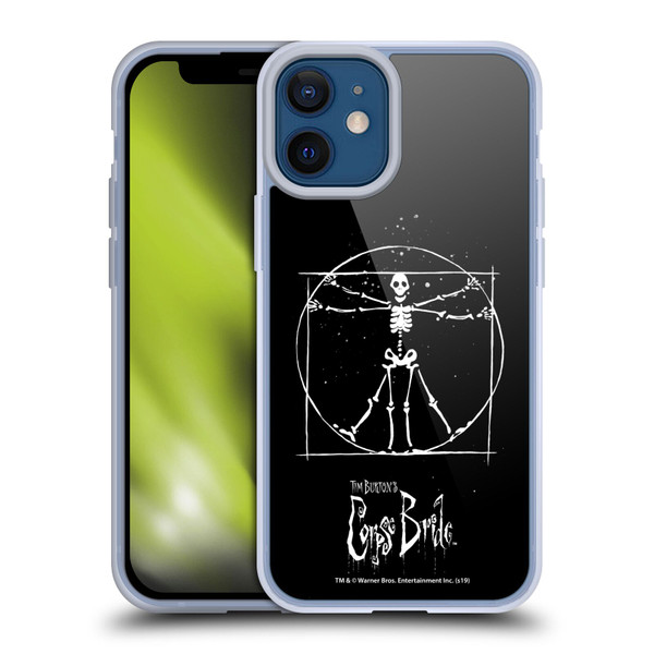 Corpse Bride Key Art Vitruvian Skeleton Soft Gel Case for Apple iPhone 12 Mini