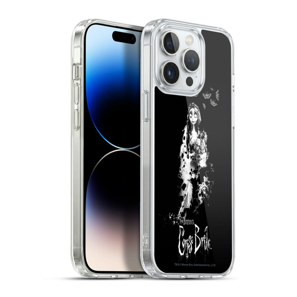 Corpse Bride Key Art Emily Splatters Soft Gel Case for Apple iPhone 13 Pro Max & MagSafe