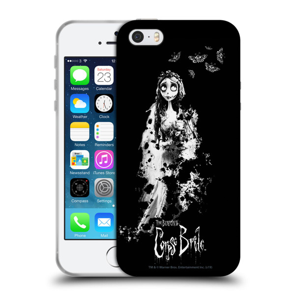 Corpse Bride Key Art Emily Splatters Soft Gel Case for Apple iPhone 5 / 5s / iPhone SE 2016