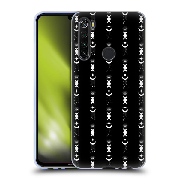 Haroulita Celestial Black And White Moon Soft Gel Case for Xiaomi Redmi Note 8T