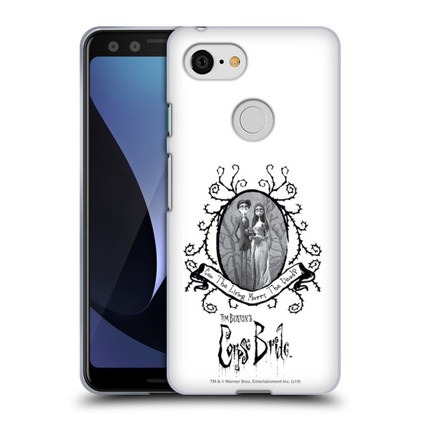 Corpse Bride Key Art Frame Soft Gel Case for Google Pixel 3